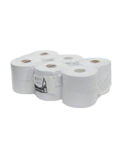 Andarta 2Ply 200m 62mm Core Mini Jumbo Toilet Roll (Pack of 12)