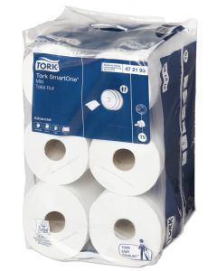 Tork 2Ply 620 Sheet Smartone Mini Toilet Roll (Pack 12)