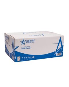 Andarta 2 Ply White V/Fold Hand Towels (Box 4000)