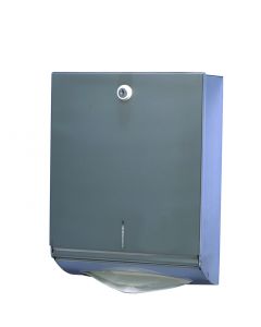 Maxi Stainless Steel Hand Towel Dispenser (1 x Dispenser)