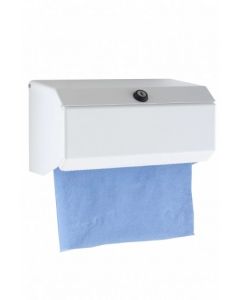 10" Metal Roll Towel Dispenser White (1 x 10" Dispenser)