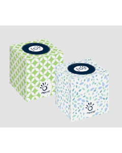 2Ply White 88 Sheet Cubed Tissue (Pack 16)