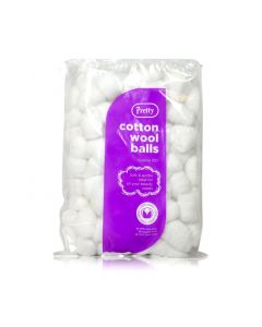 White Cotton Wool Balls 50gms (Pack 100)