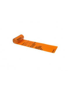 Orange Medium Duty Clinical Waste Sack Roll 28" x 39" (1 Roll 25)