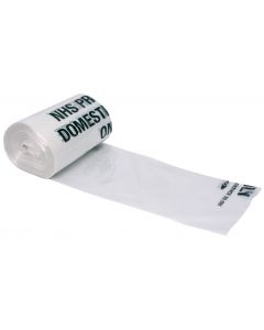 Andarta Clear NHS Household Waste Sack Roll 50 15x28x39 (1 Roll)