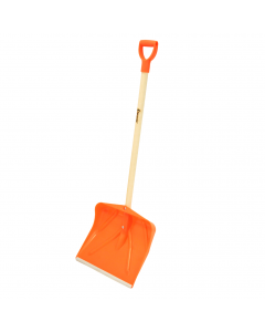 Snow Shovel with Steel Ice Cutter