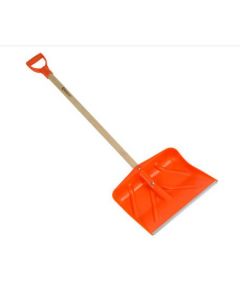 Snow Shovel with Steel Ice Cutter