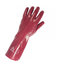 PVC 45cm Gauntlets Red (10 Pairs)